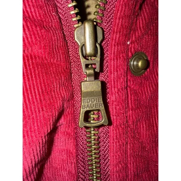 Eddie Bauer Pink Corduroy Lightweight Jacket Size Small - Picture 7 of 16